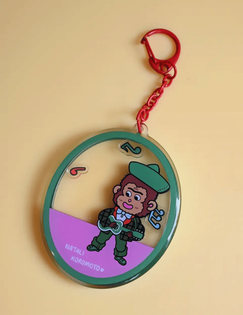llavero con juego monkey