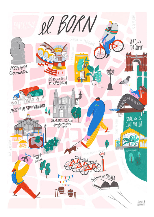 ilustración mapa born
