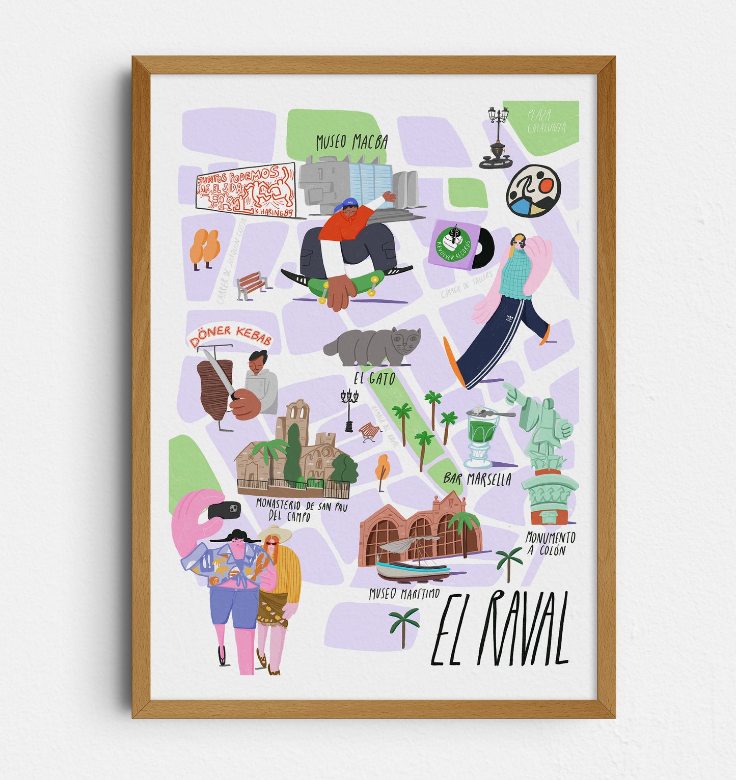 ilustración mapa raval