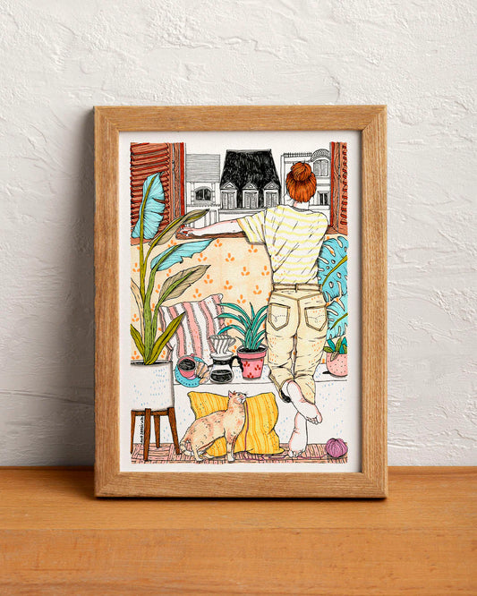 ilustración ventana