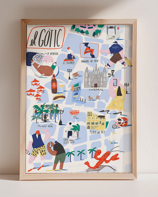 ilustración mapa gotic