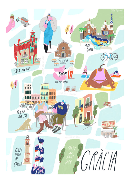 ilustración mapa gracia