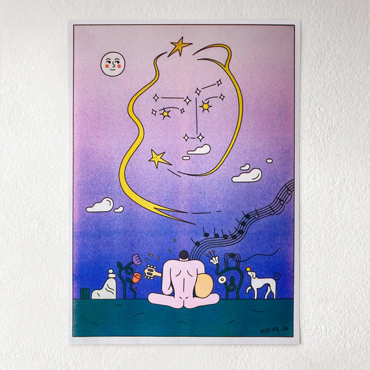 night and day illustration