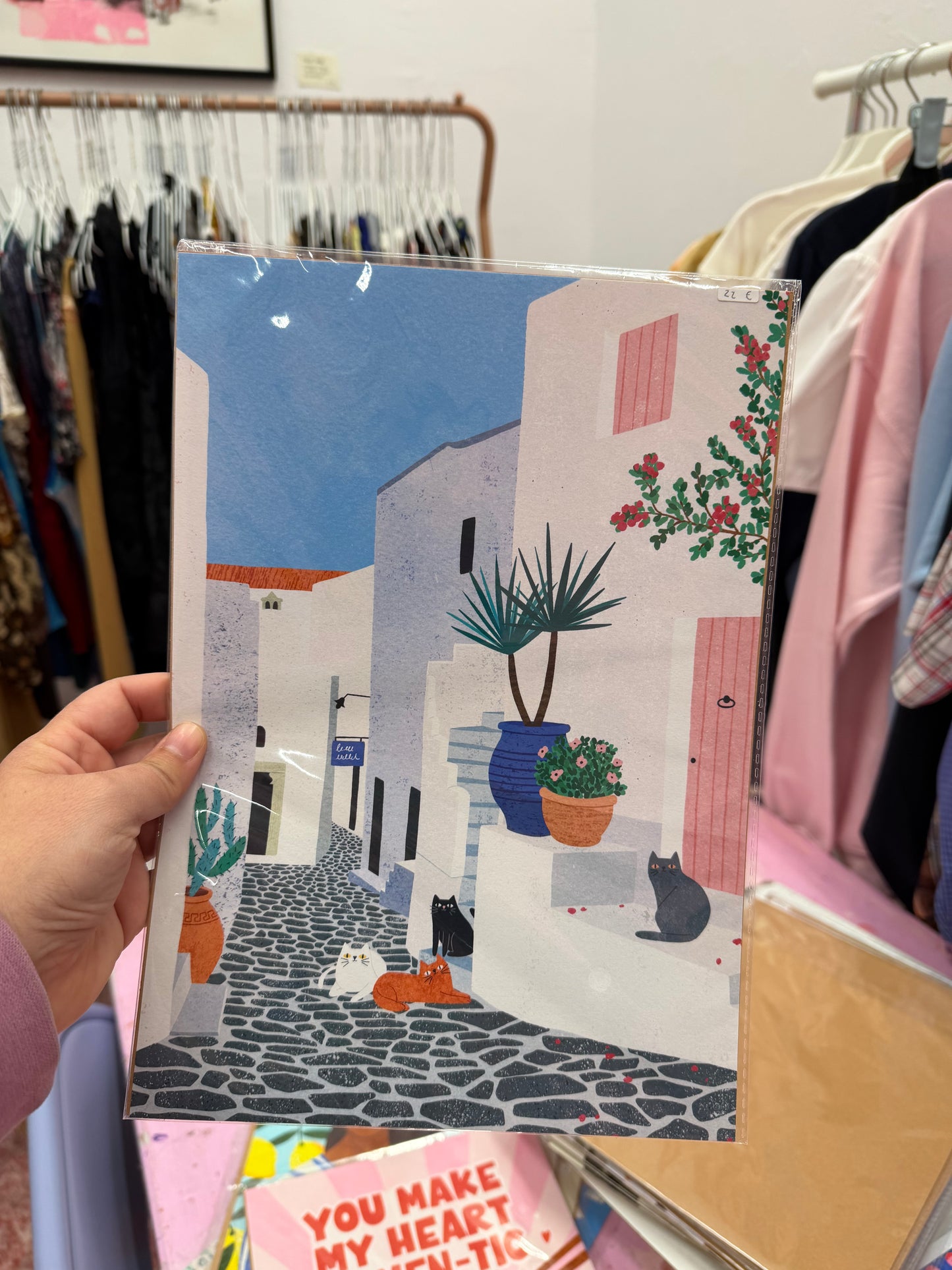 ilustracion cats greece