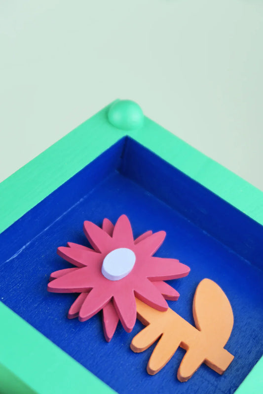 Impressió d'art Una noia al Park Güell