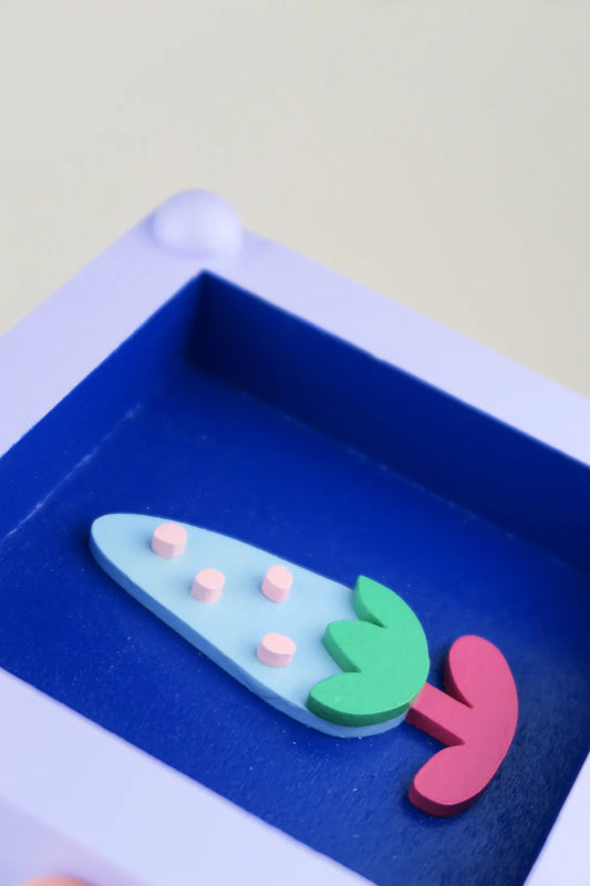 Impressió d'art Una noia al Park Güell