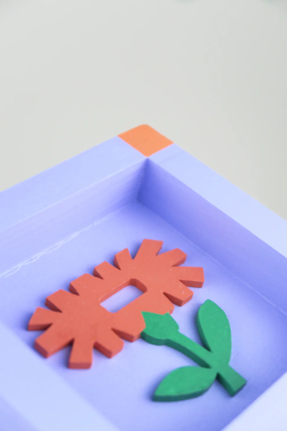 mini cuadro floral mood indigo