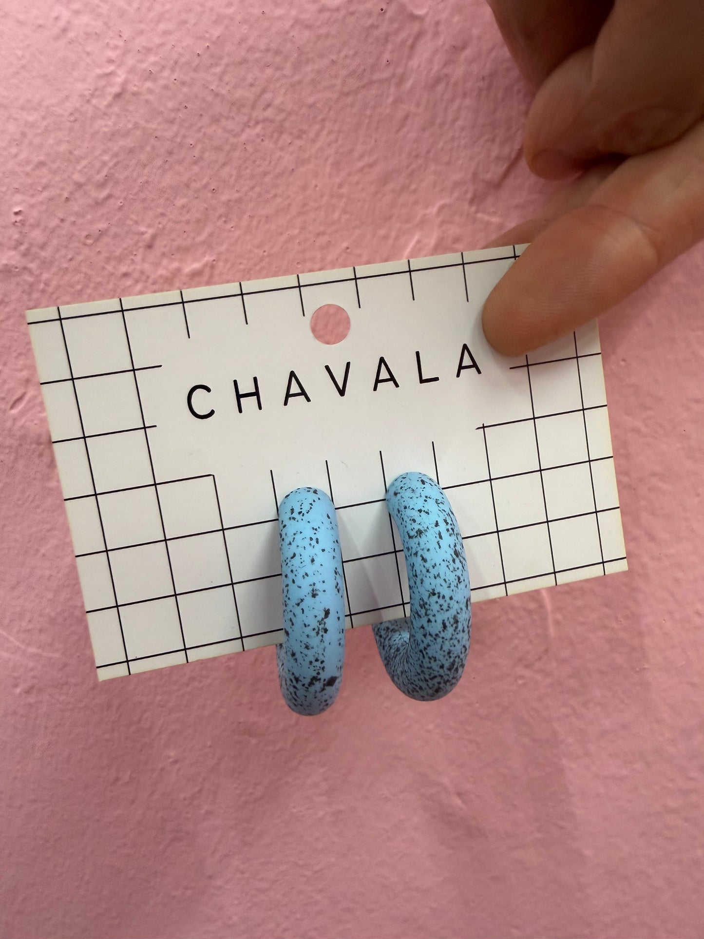 Aros gaspeados azules