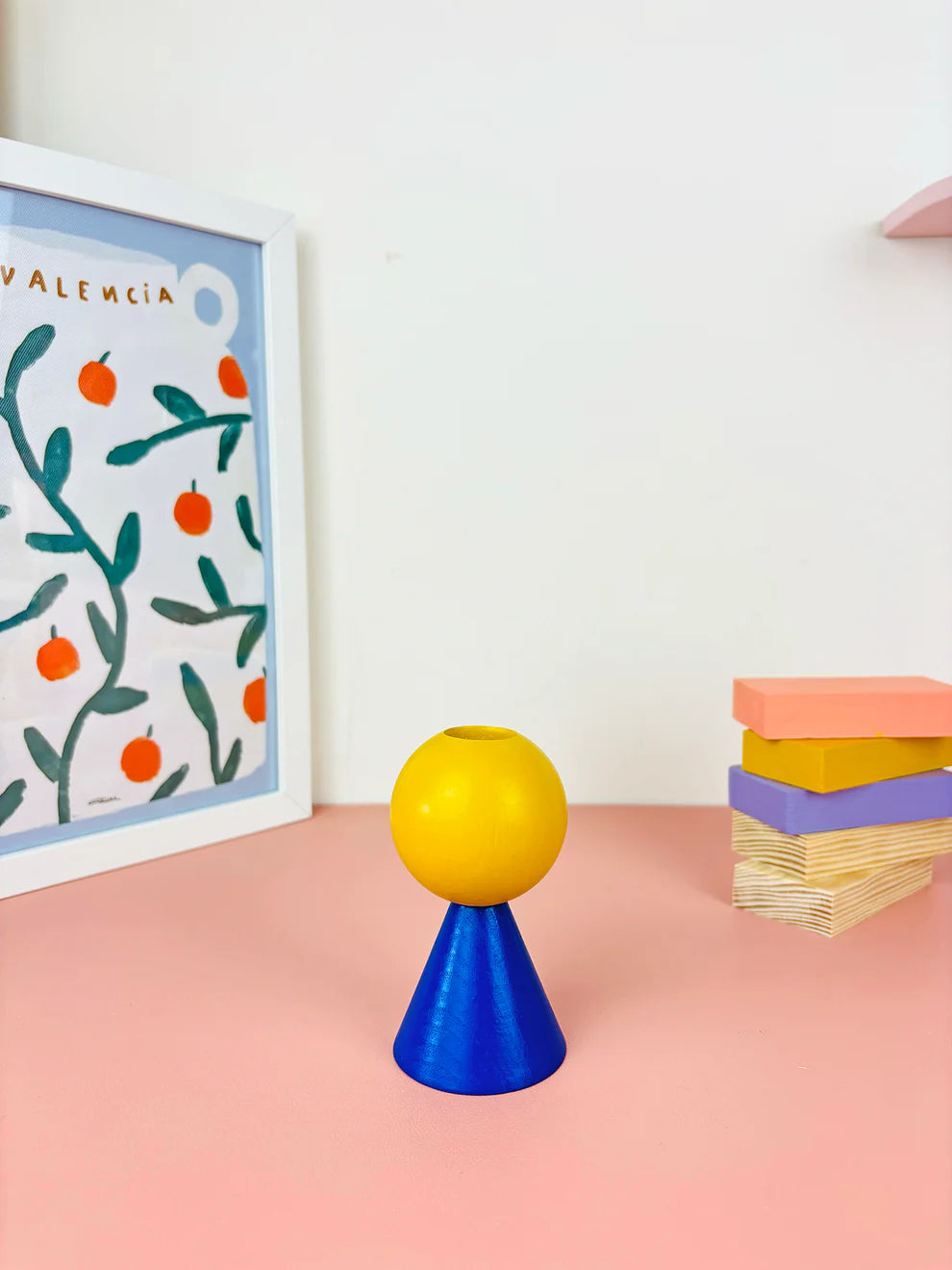 candelabro mini cobalto