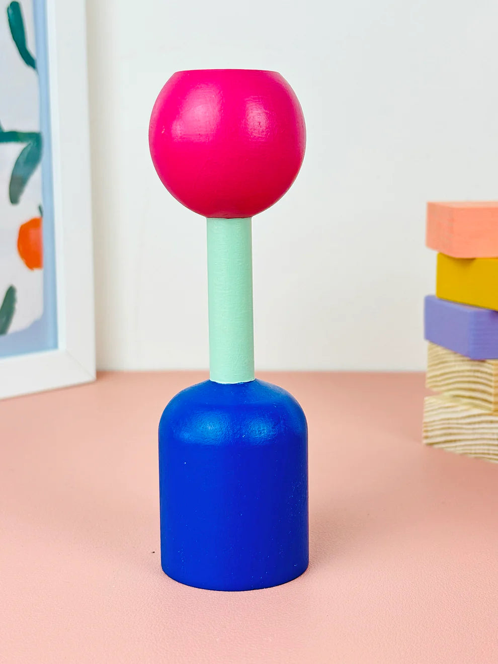 candelabro midi fucsia