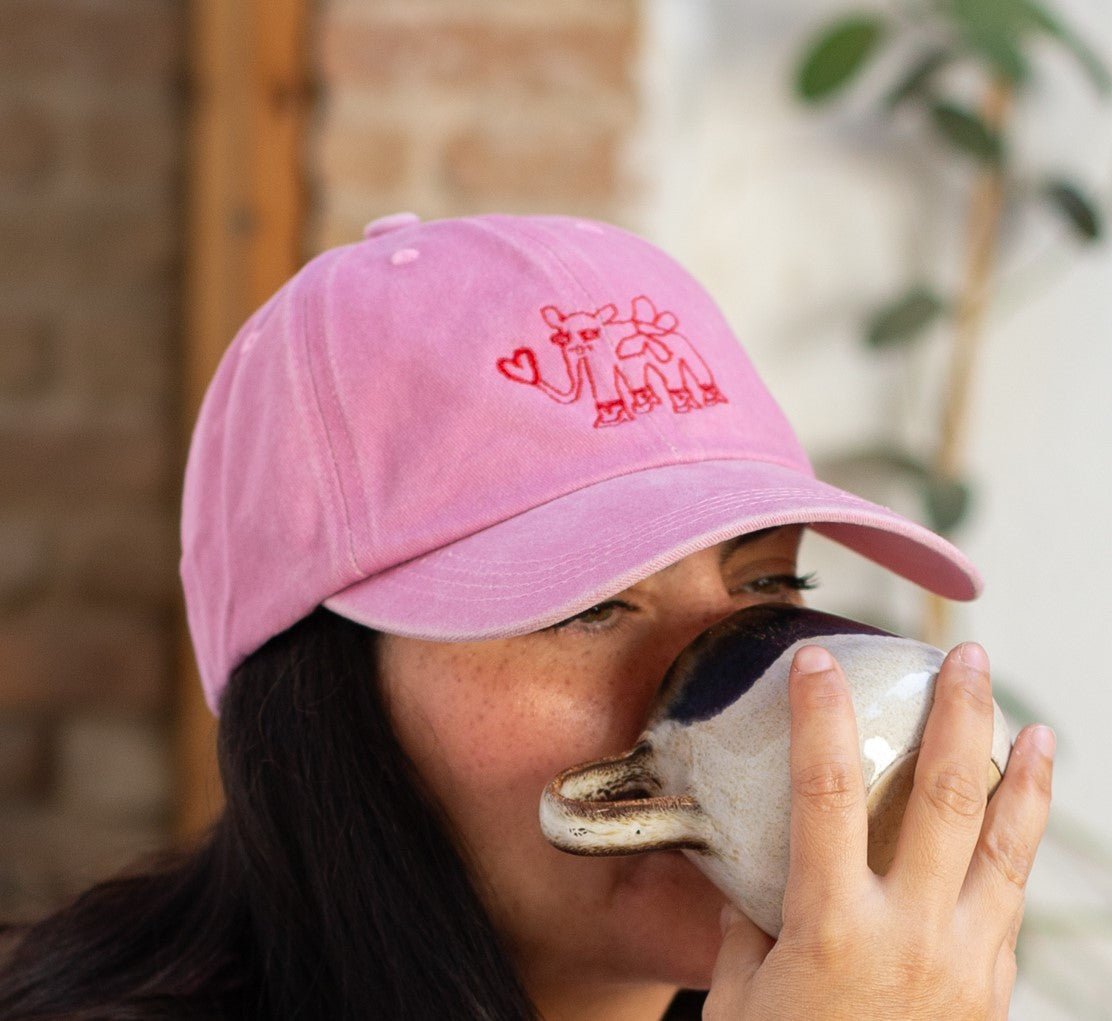 gorra Leopardi rosa