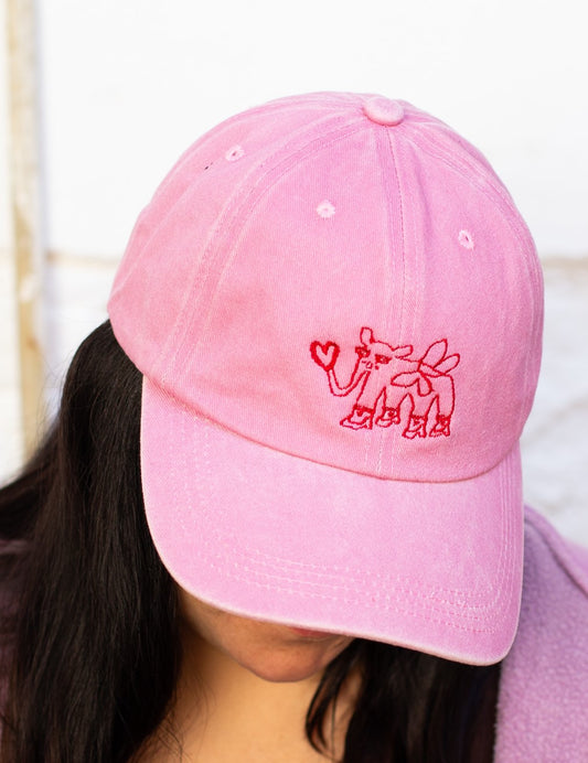 gorra Leopardi rosa