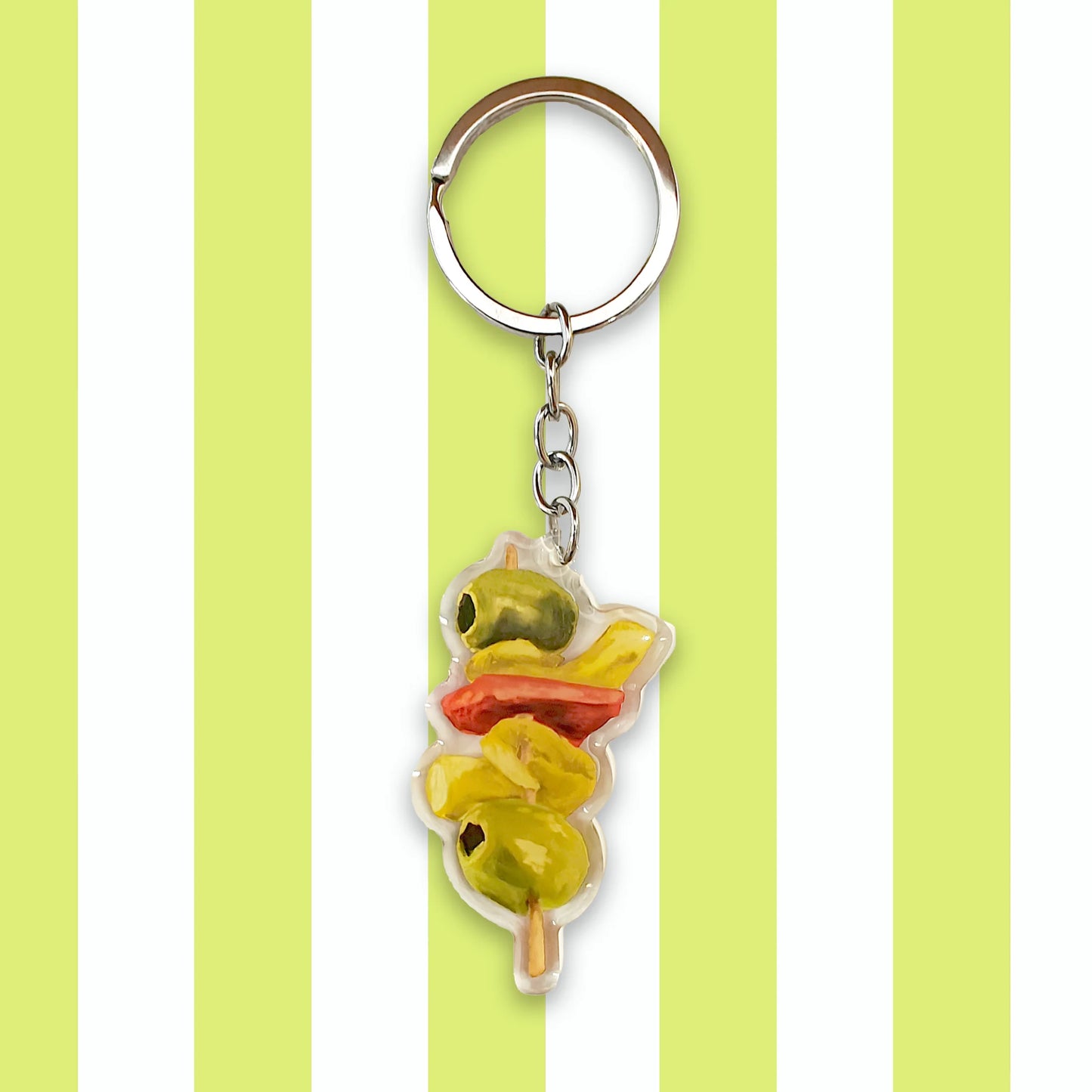 Llavero gilda – Ilustración original de Laura Ortiz | Leopardo Leopardi Barcelona