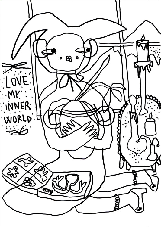 ilustración love my inner world