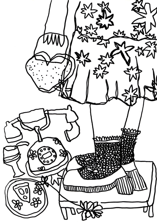 ilustración zapatitos