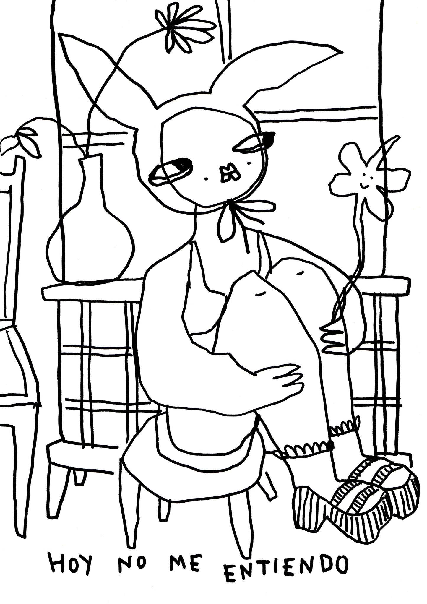 ilustración hoy no me entiendo