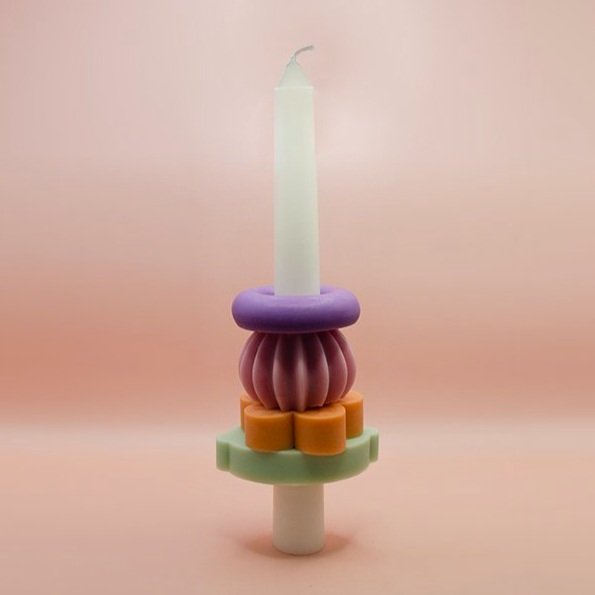 La colorida candle