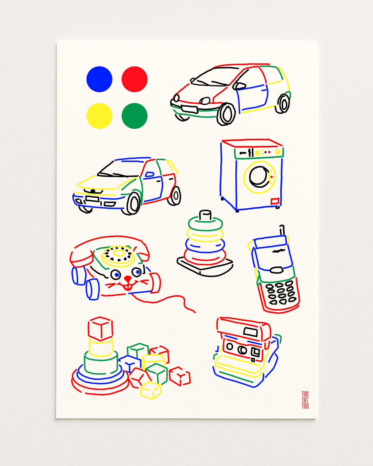ilustracion 90s