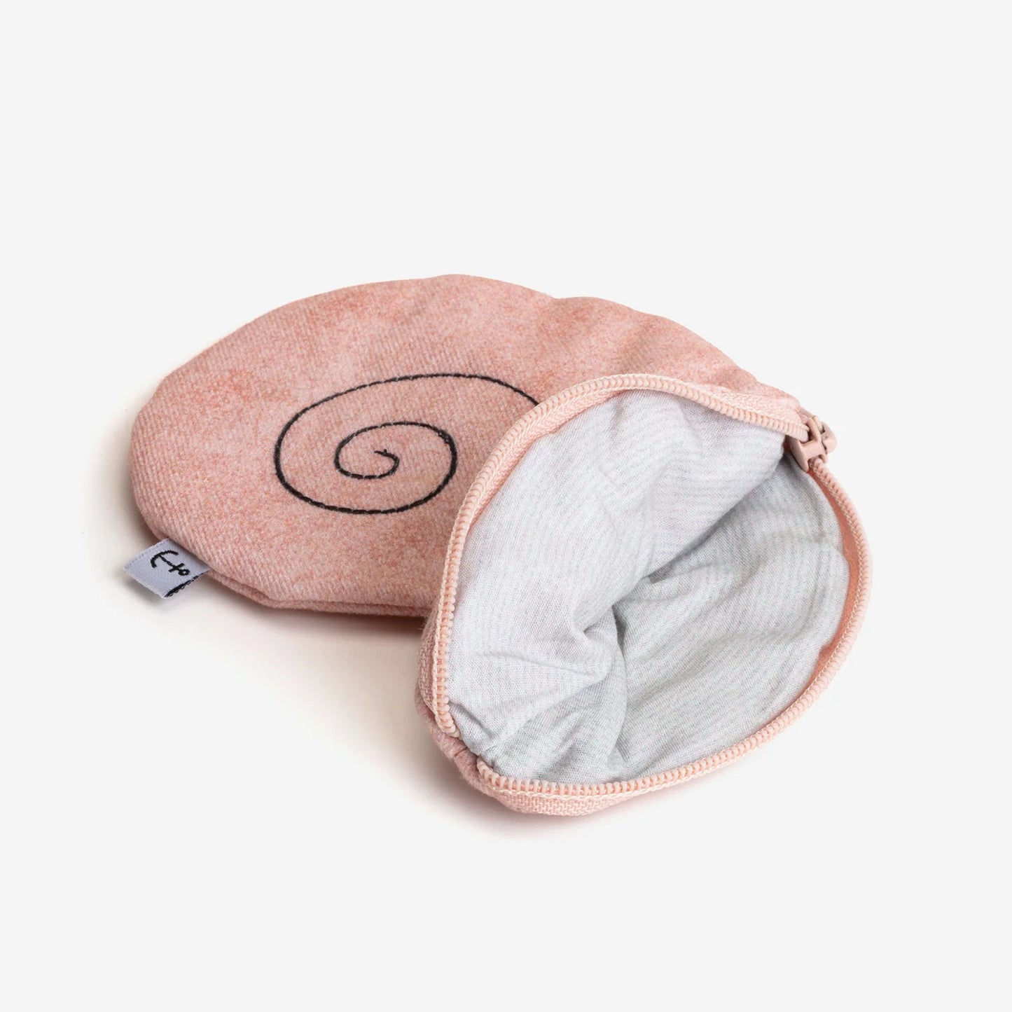 Monedero gran concha rosa