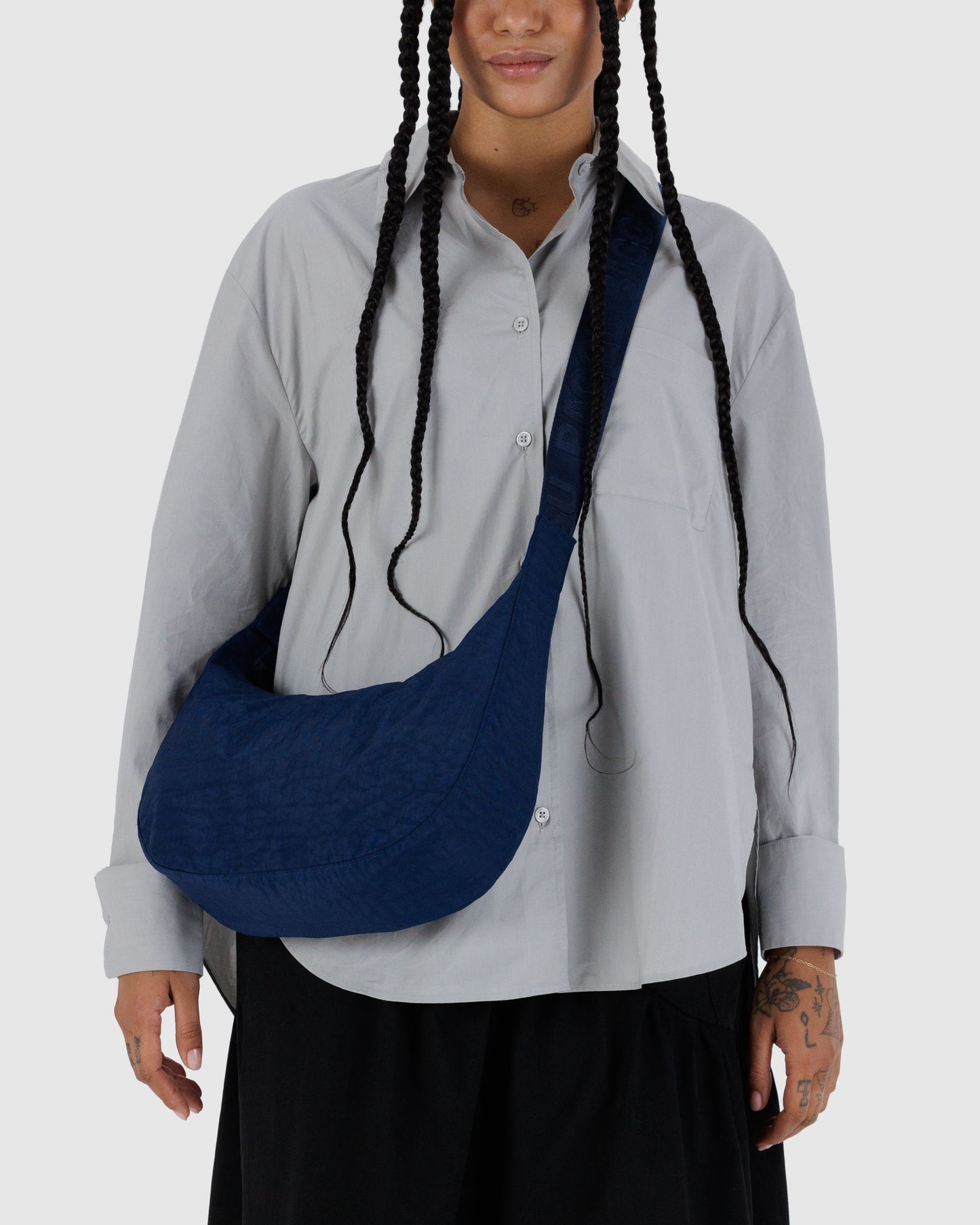 bolso azul baggu