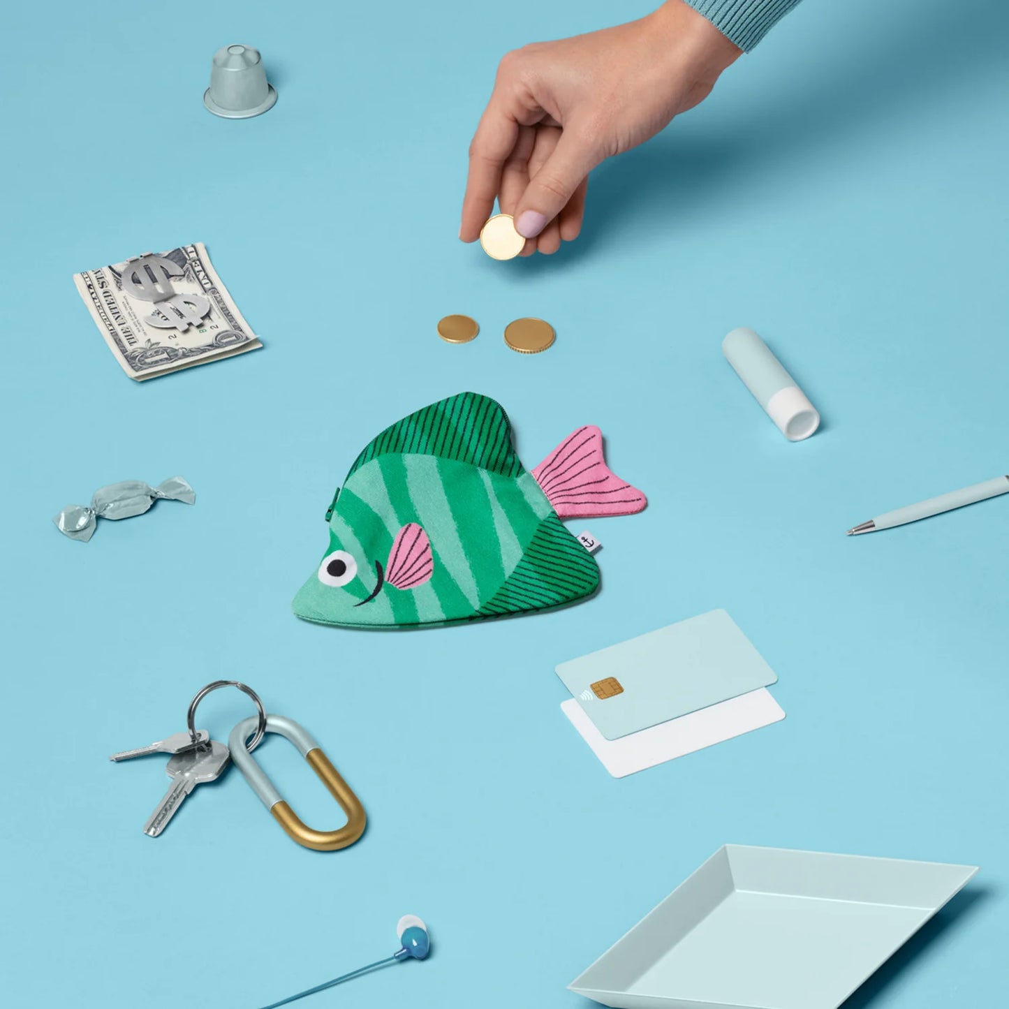 Pez Mola Mola Verde (llavero)