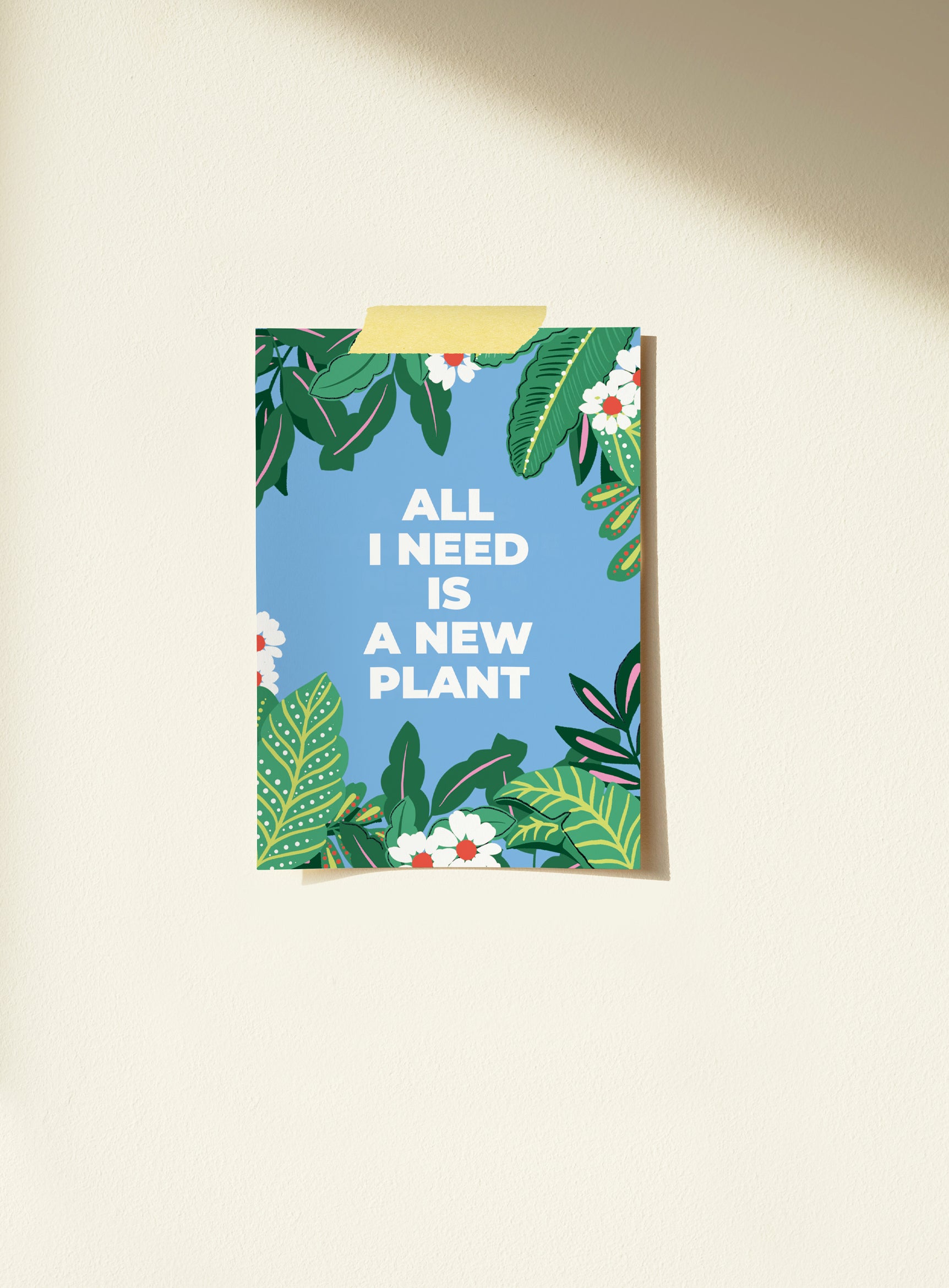 New plant – Ilustración original de Laura Ortiz | Leopardo Leopardi Barcelona