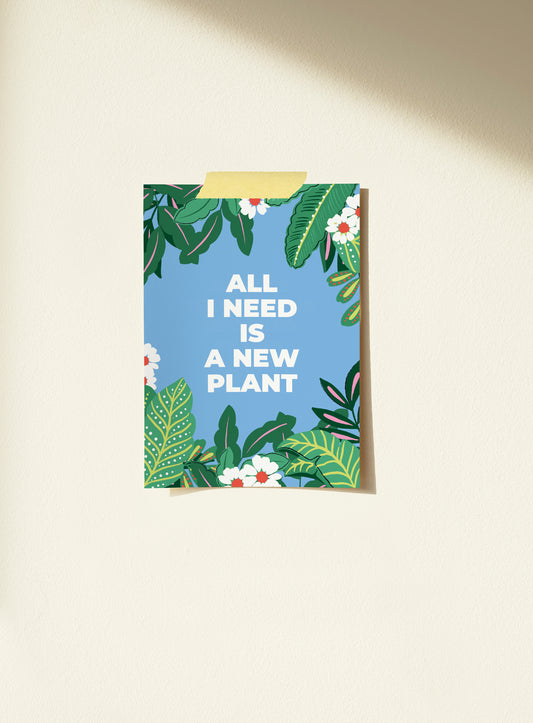 New plant – Ilustración original de Laura Ortiz | Leopardo Leopardi Barcelona