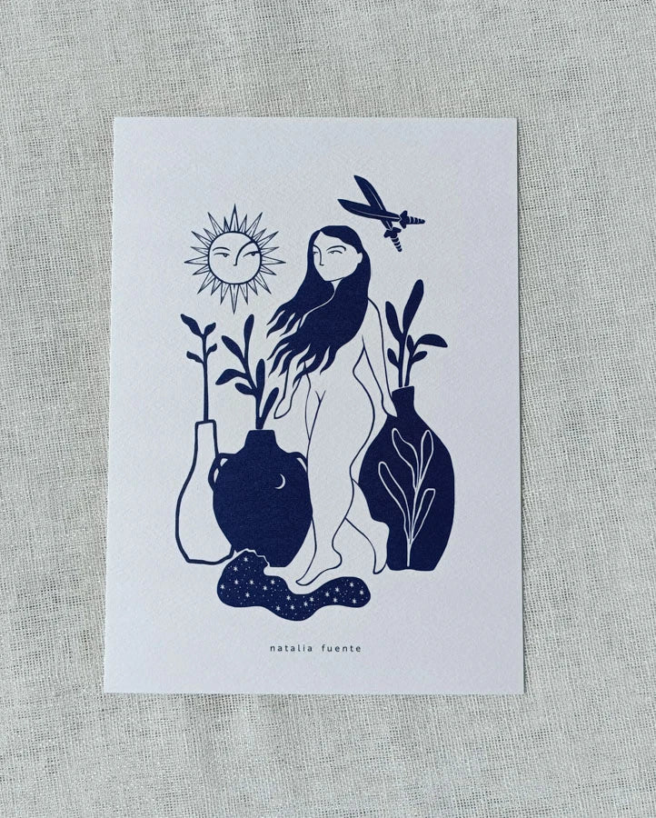 ilustración guerrera a5