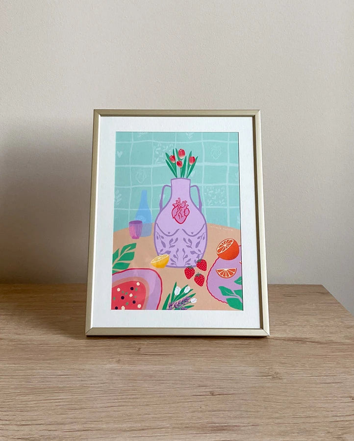 ilustración tulipanes a5