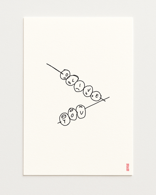 ilustracion olive you
