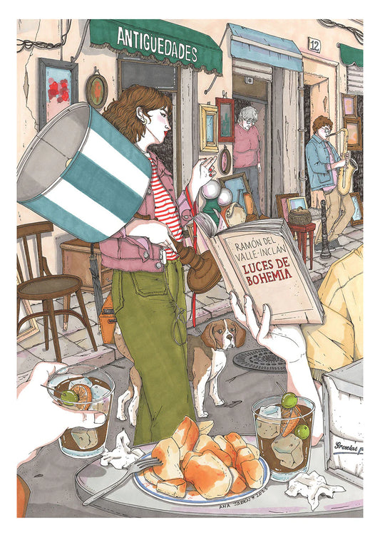 ilustración el rastro