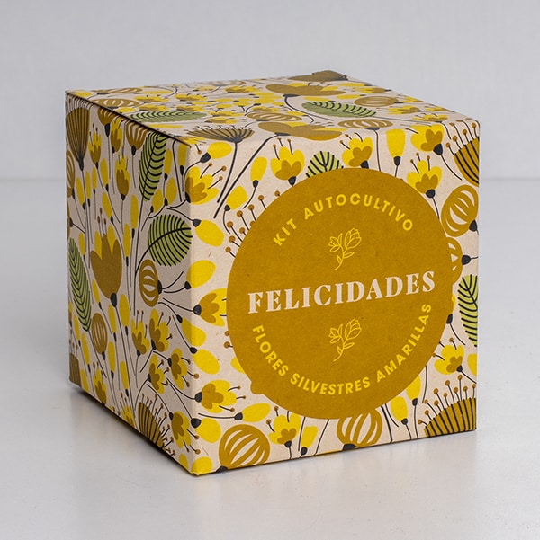 Kit autocultivo díselo con flores (Felicidades)