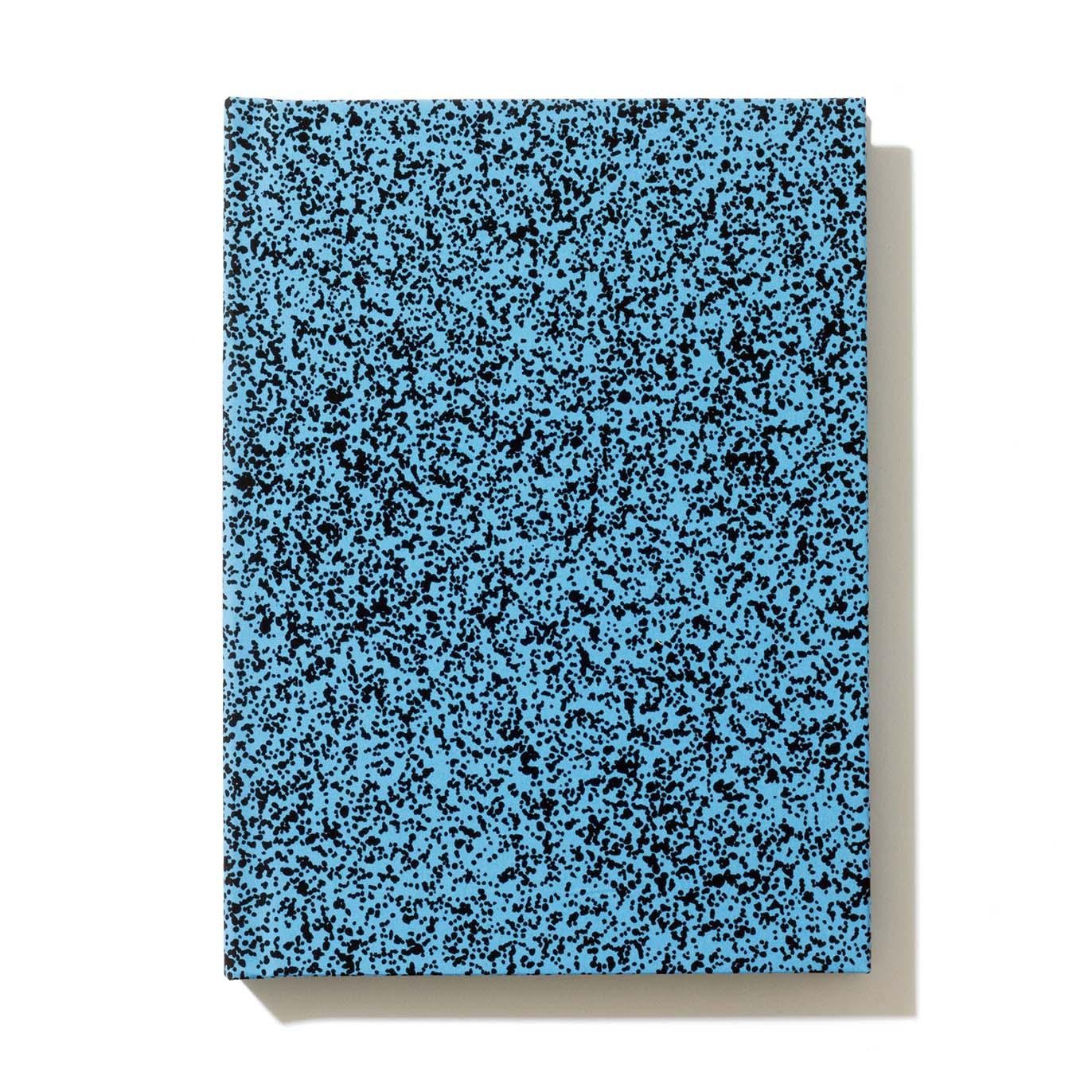 libreta azul tapa dura