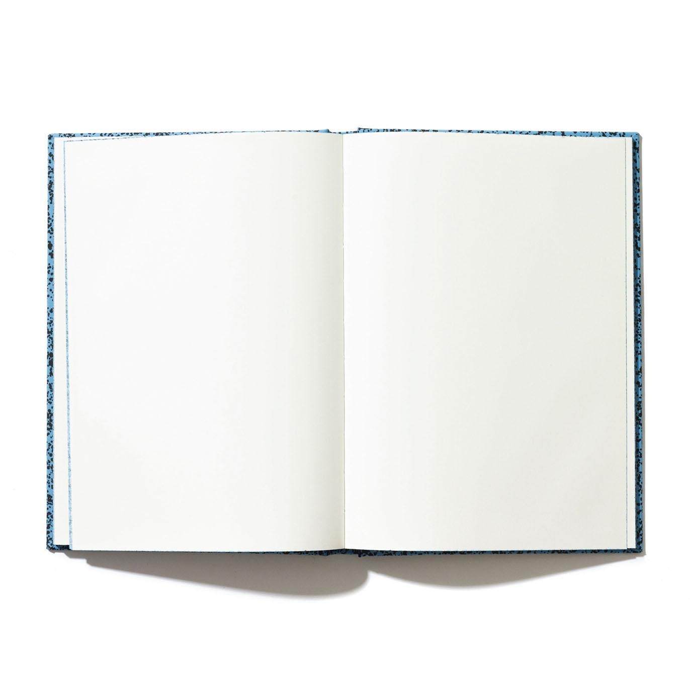 libreta azul tapa dura