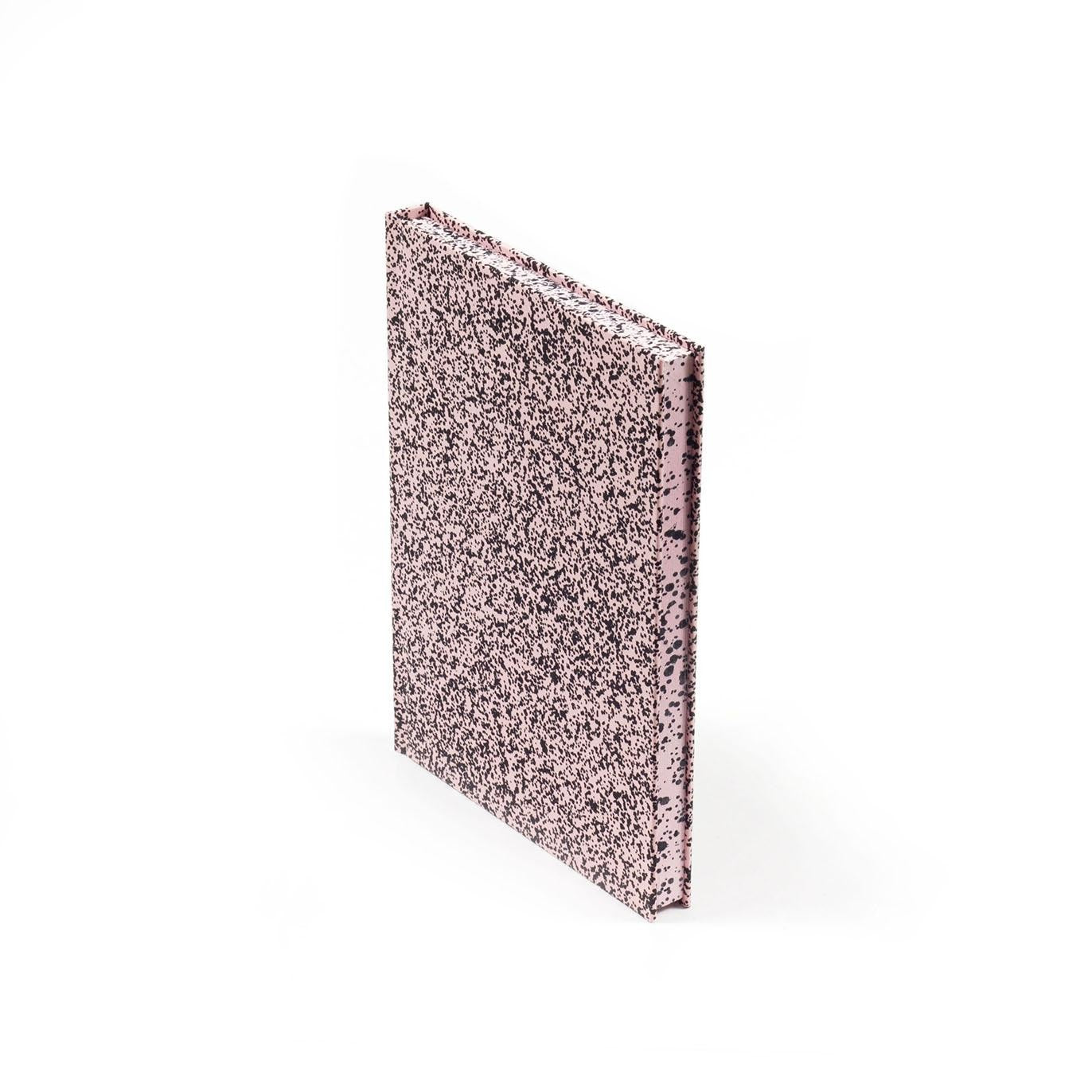 libreta rosa pastel
