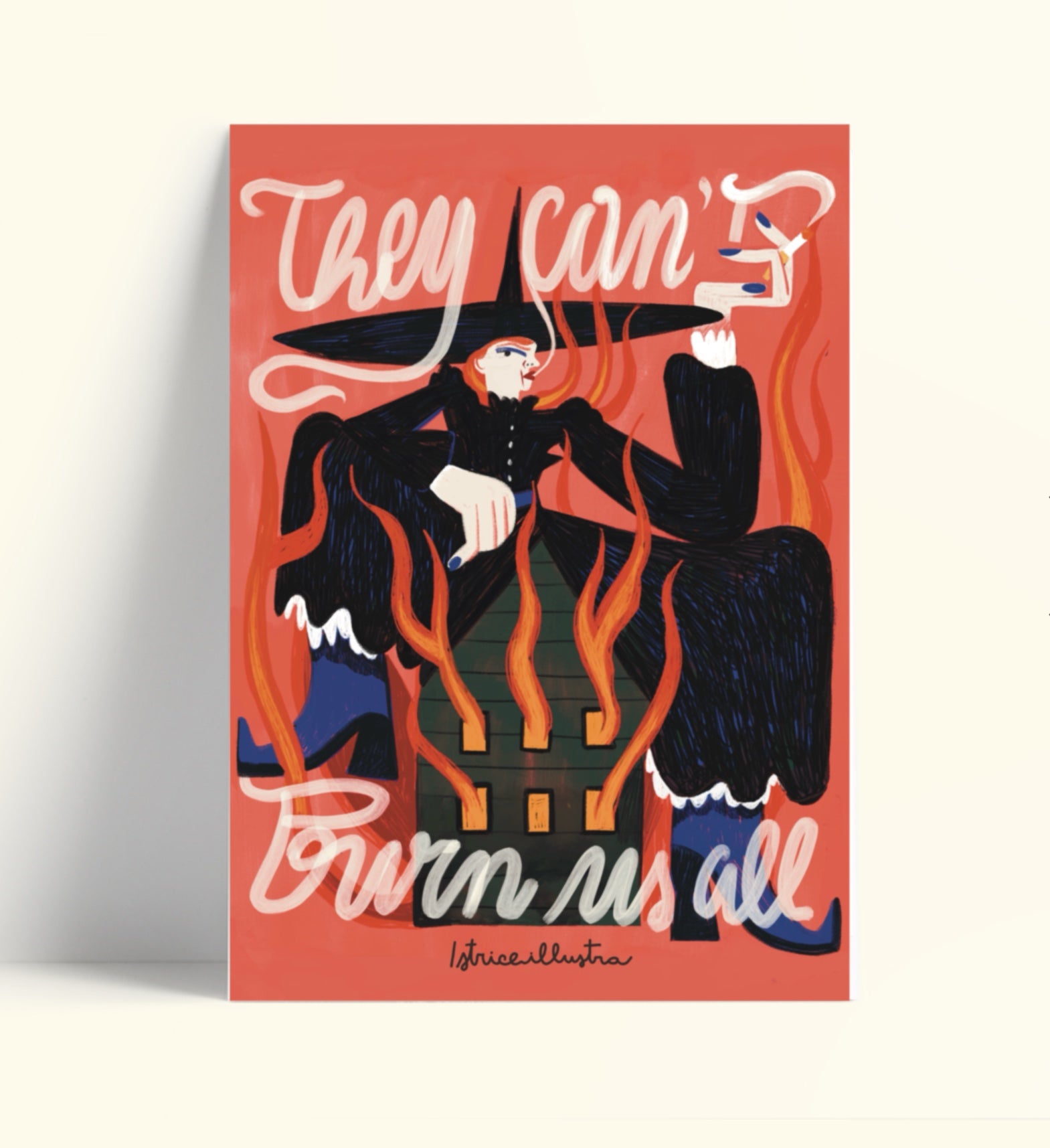 They Can't – ilustración original de Istriceillustra | Leopardo Leopardi Barcelona