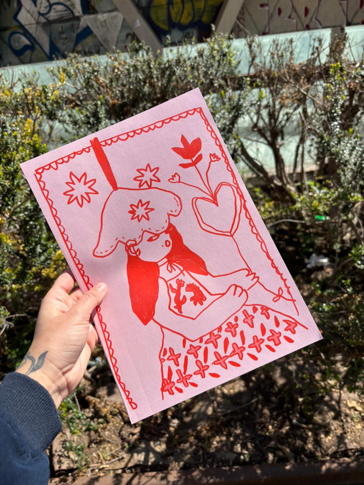 ilustración lamparita de mi amor