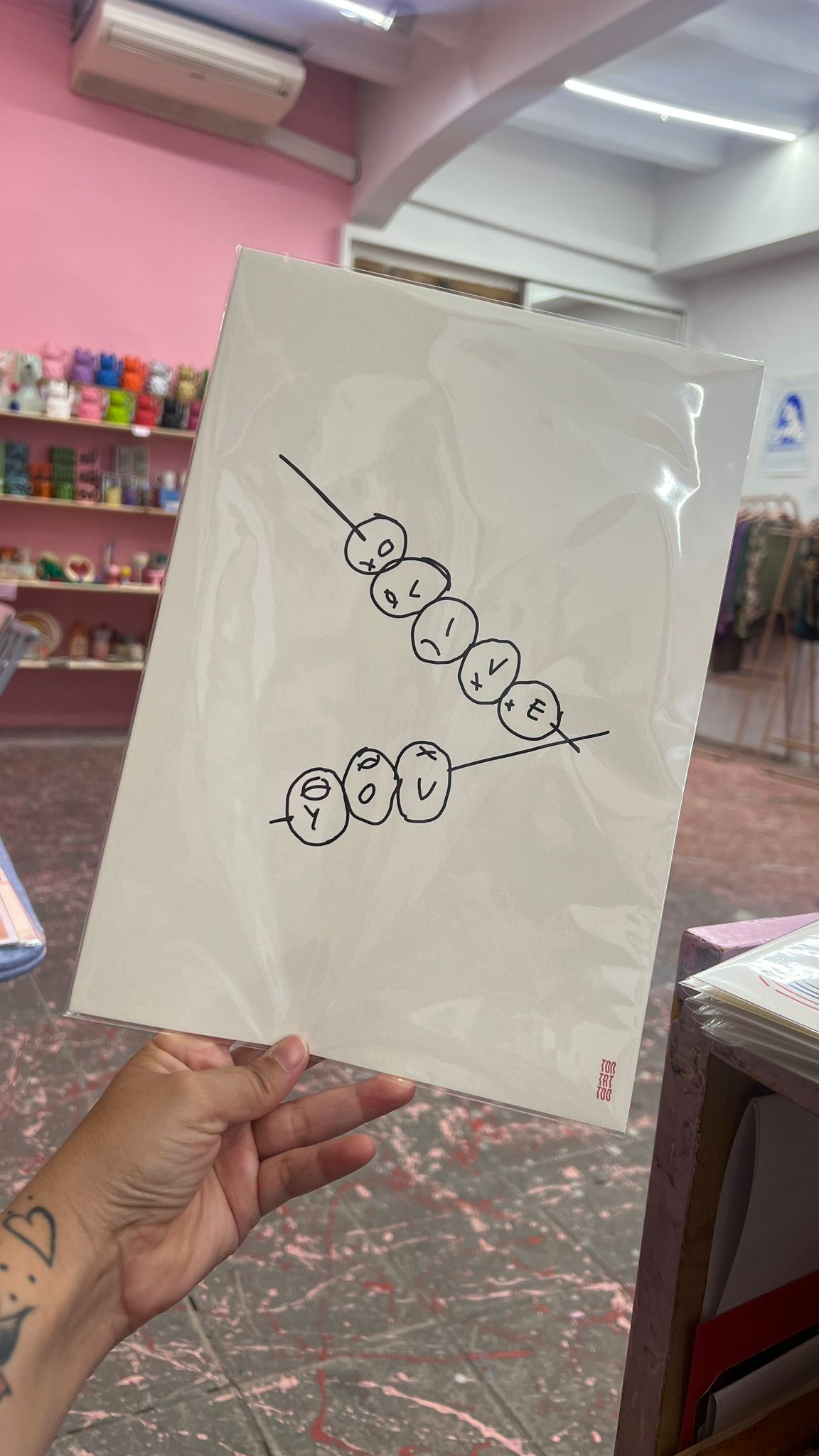 ilustracion olive you