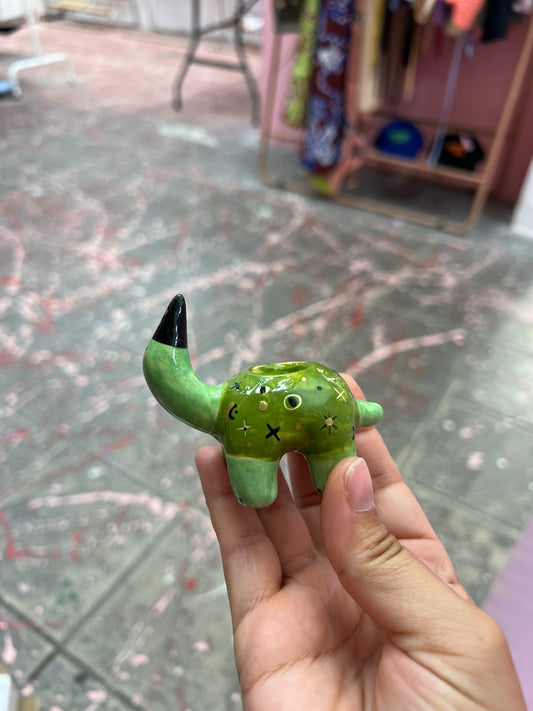 miniatura tortuga candelabro