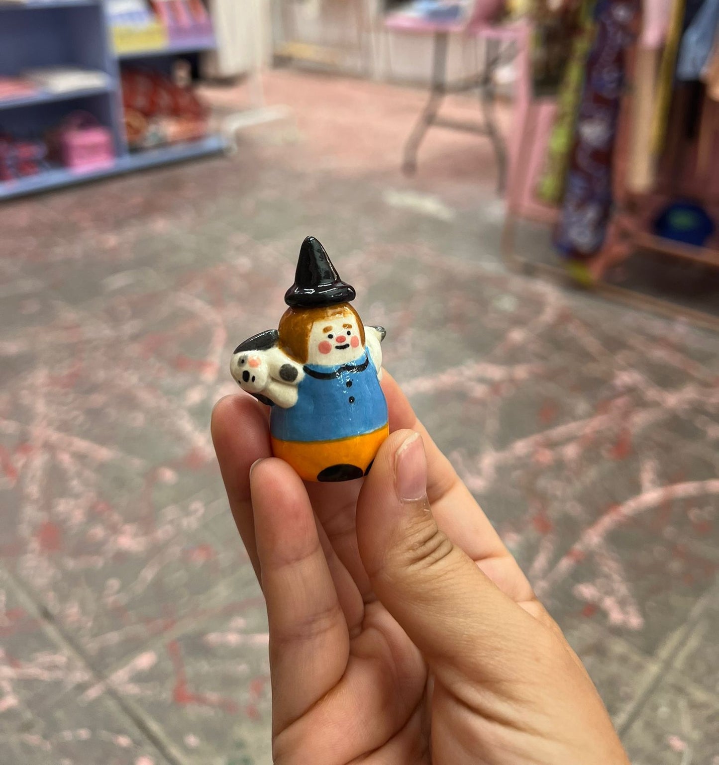 miniatura ceramica bruja 1
