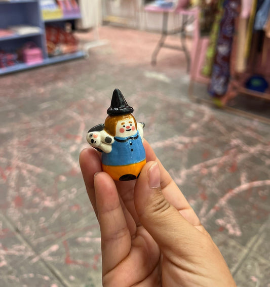 miniatura ceramica bruja 1