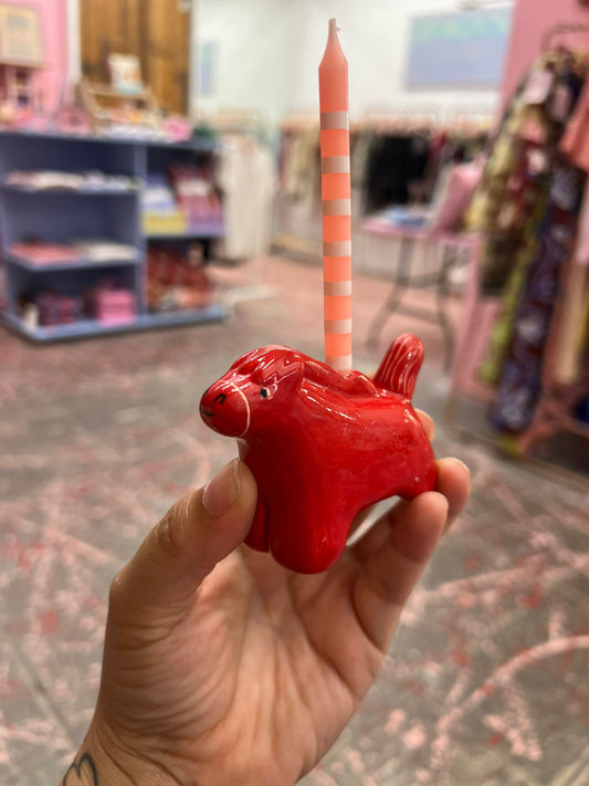 miniatura caballo rojo
