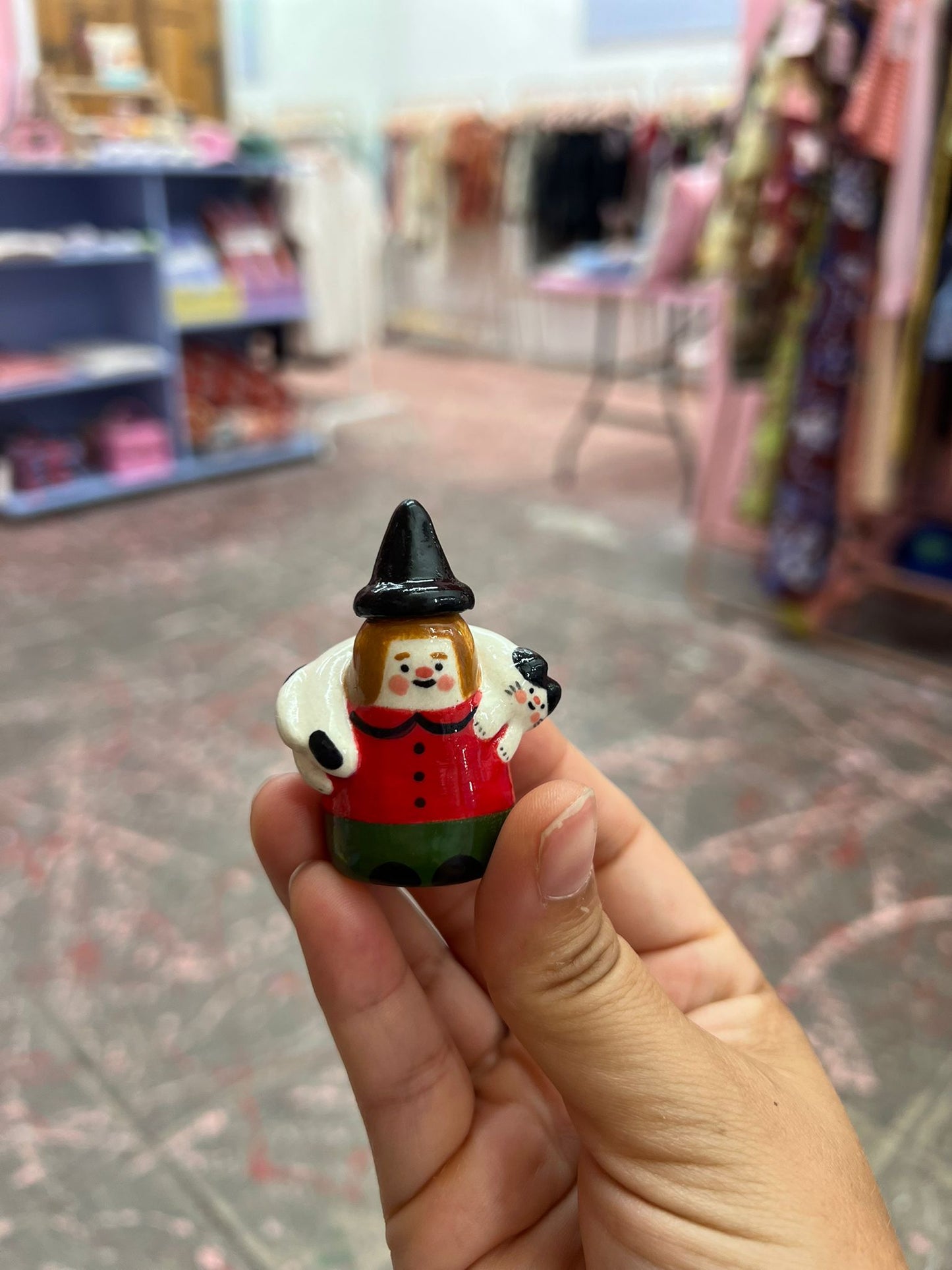 miniatura ceramica bruja 3
