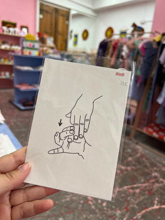 postal truco dedo