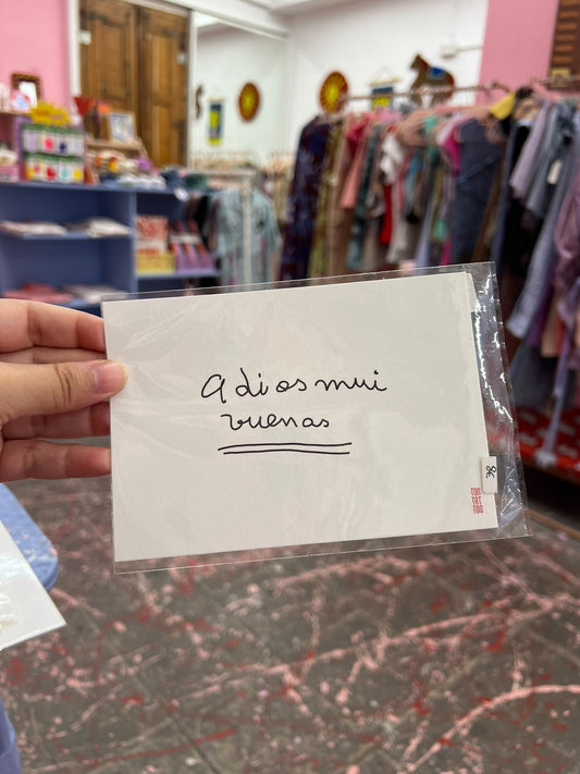 postal adios muy buenas