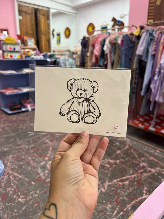 postal osito teddy
