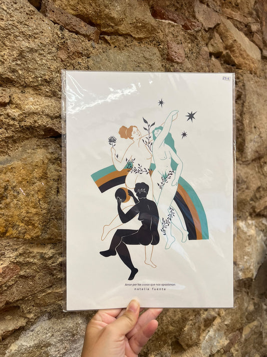 ilustración amor por las cosas