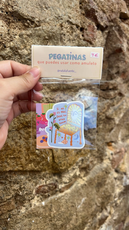 sticker en otro lugar