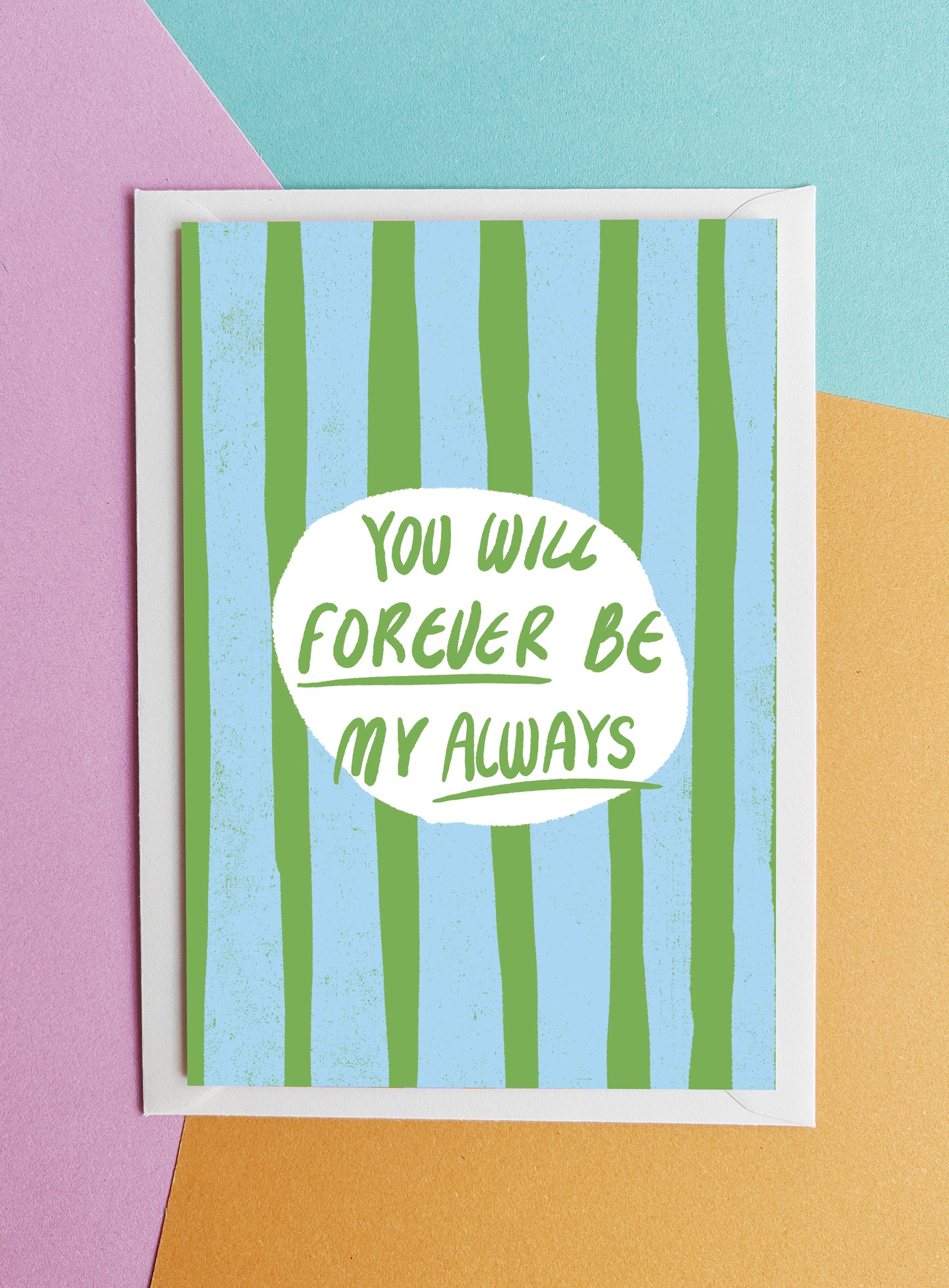 Tarjeta You will always – Ilustración original de Laura Ortiz | Leopardo Leopardi Barcelona