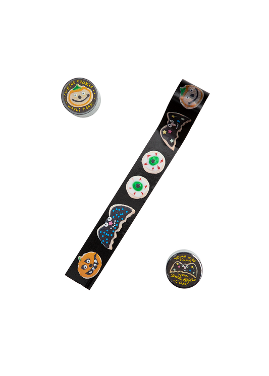 gentle thrills - Cinta washi de galletas de Halloween